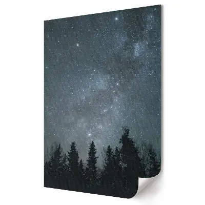 Plakat na materiale polycanvas Nocne niebo pełne gwiazd