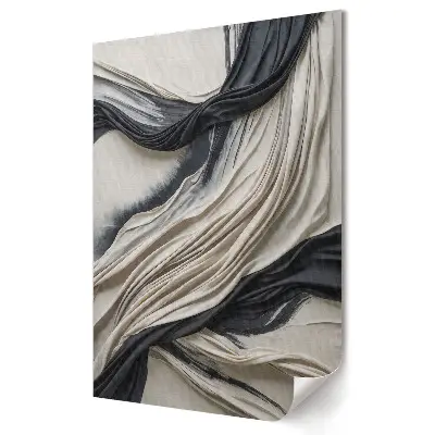 Plakat na materiale polycanvas Eleganckie fale w ruchu