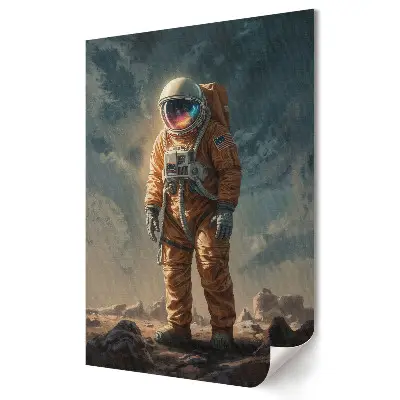 Stylowy plakat na ścianę Kosmiczna podróż w nieznane światy