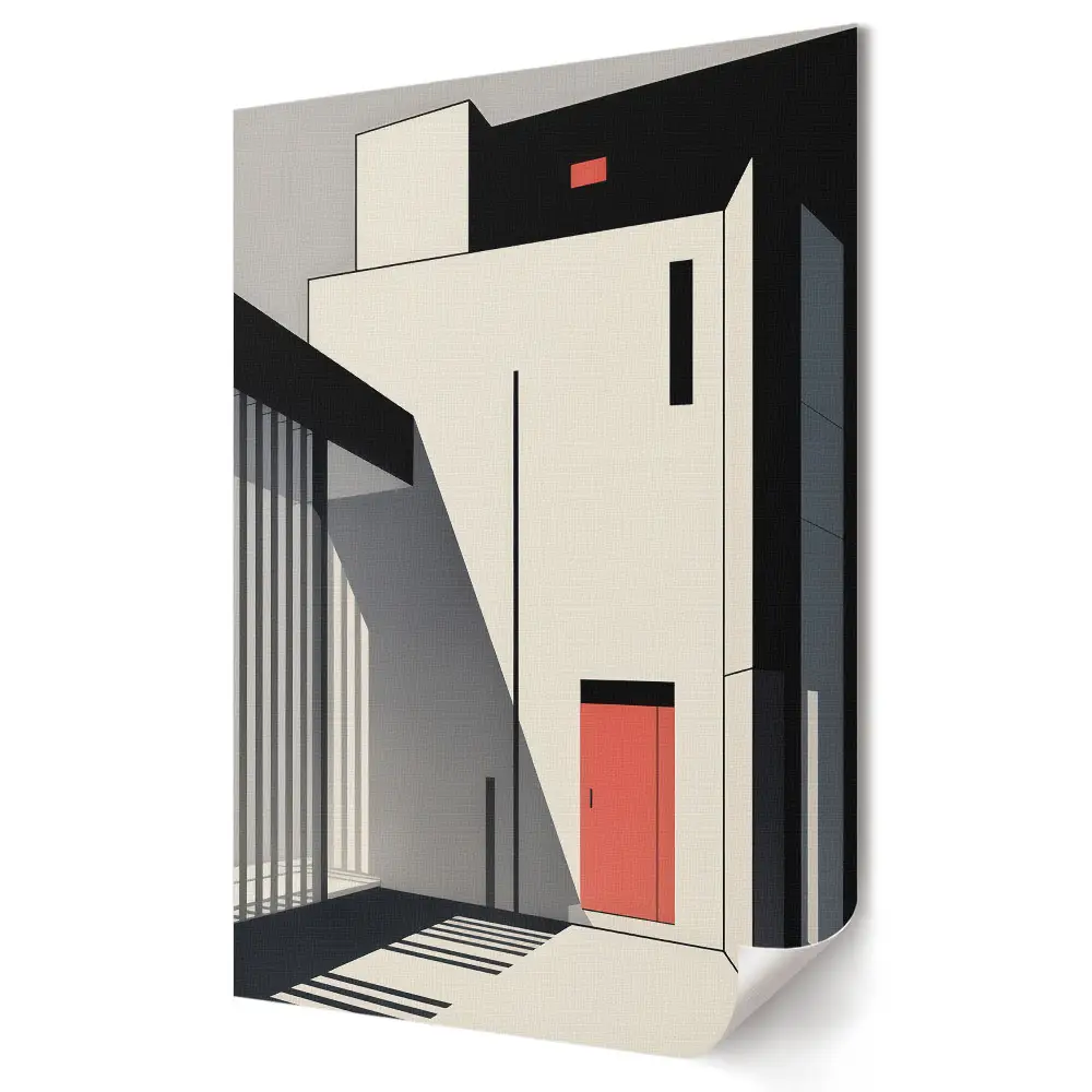 Stylowy plakat na ścianę Nowoczesna architektura