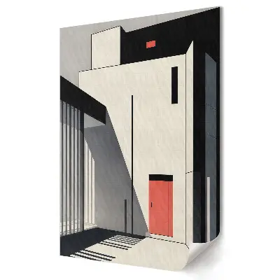 Stylowy plakat na ścianę Nowoczesna architektura