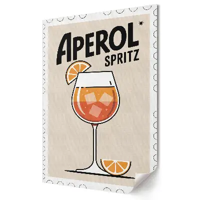 Obraz na płótnie Orzeźwiający Aperol Spritz w słońcu