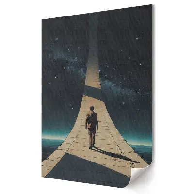 Plakat na materiale polycanvas Droga ku nieskończoności i tajemnicy