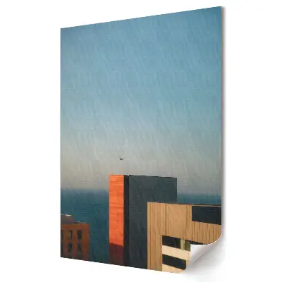 Grafika ścienna na płótnie Nowoczesna architektura nad oceanem