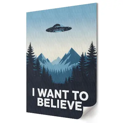 Plakat na materiale polycanvas Tajemnice kosmosu i nieznane zjawiska