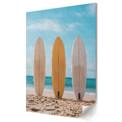 Stylowy plakat na ścianę Surfing Vibes on a Sunny Beach