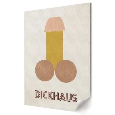 Humorystyczna grafika erotyczna na płótnie