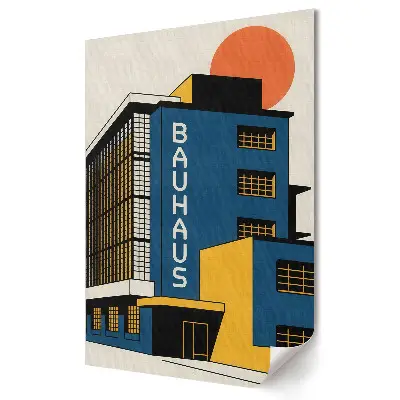 Plakat na materiale polycanvas Bauhaus Ikona Nowoczesnej Architektury