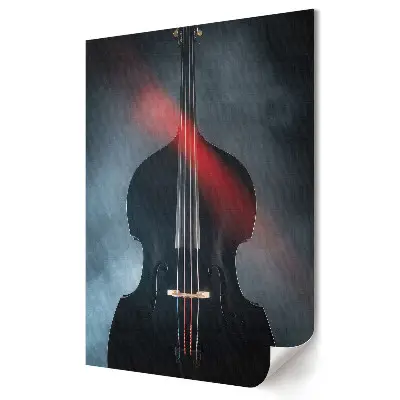 Stylowy plakat na ścianę Misterium dźwięku w ciemności