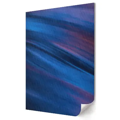 Plakat na materiale polycanvas Fale w odcieniach niebieskiego