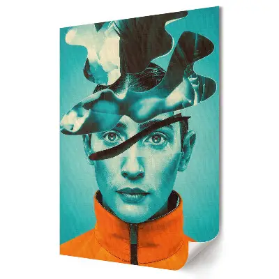 Plakat na materiale polycanvas Sztuka współczesna w intensywnych kolorach