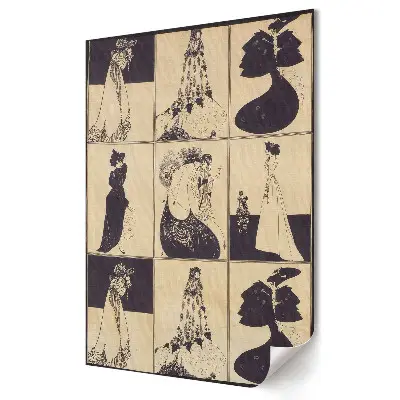 Plakat na materiale polycanvas Elegancja w stylu retro i sztuce