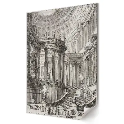 Plakat na materiale polycanvas Wielkość architektury klasycznej w detalach