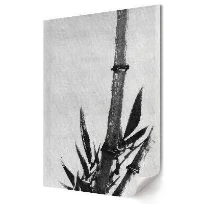 Stylowy plakat na ścianę Elegancja bambusa w minimalistycznym stylu