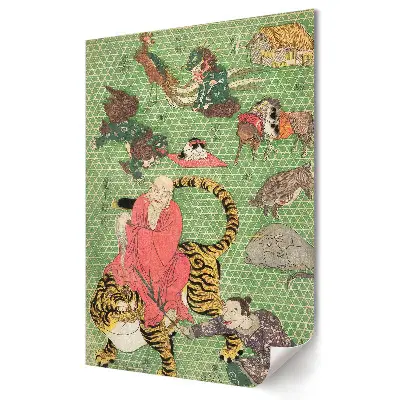 Plakat na materiale polycanvas Mistyka i natura w japońskiej sztuce