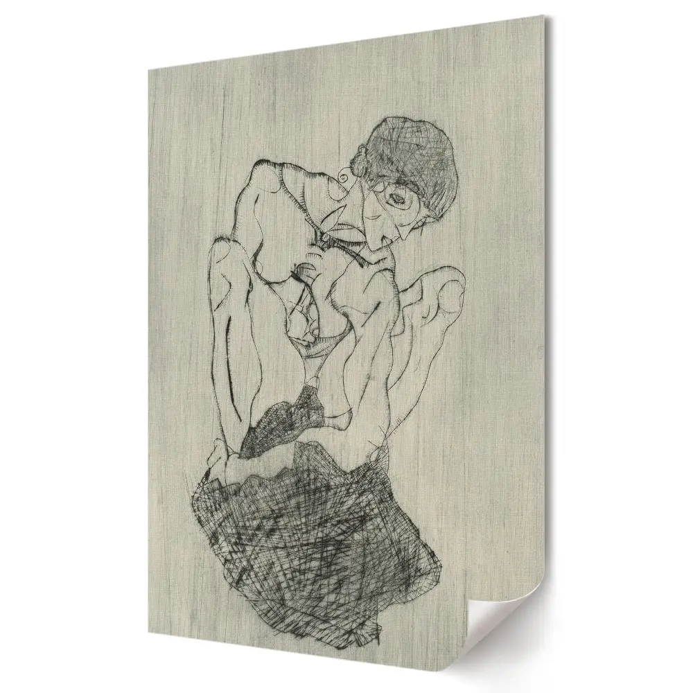 Nowoczesny plakat dekoracyjny Zagubione w introspekcji ciała