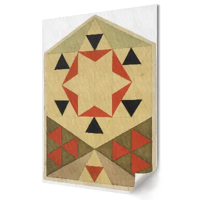 Stylowy plakat na ścianę Geometria w kolorze i kształcie