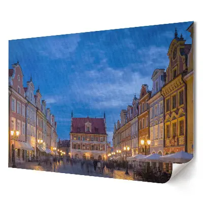 Elegancki plakat do salonu Urokliwy wieczór w Poznaniu