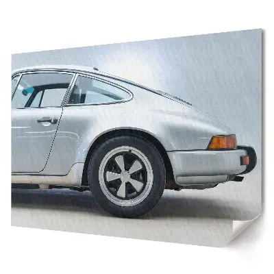 Elegancki plakat do salonu z sylwetką klasycznego Porsche