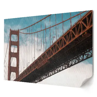 Artystyczny wydruk na płótnie Most Golden Gate w pełnej okazałości