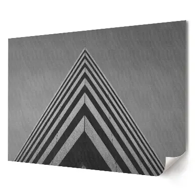 Plakat ścienny premium Geometryczne kształty w monochromatycznej architekturze