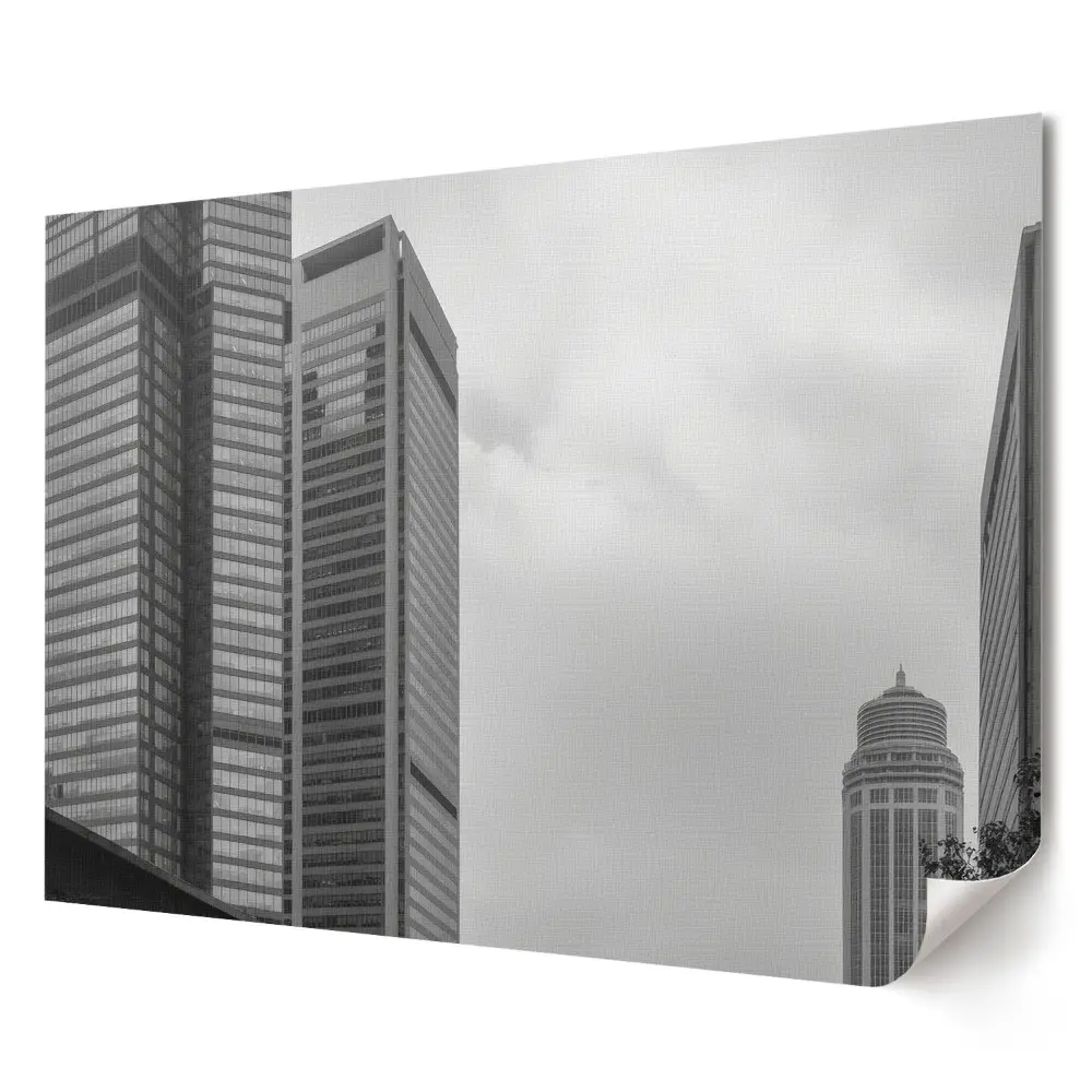 Plakat ścienny premium Nowoczesna architektura w monochromatycznej tonacji