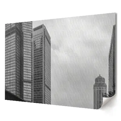Plakat ścienny premium Nowoczesna architektura w monochromatycznej tonacji
