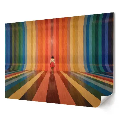 Plakat ścienny premium Kolorowa droga do nieznanego celu
