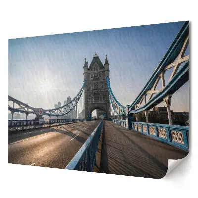 Elegancki plakat do salonu z widokiem na Tower Bridge w Londynie