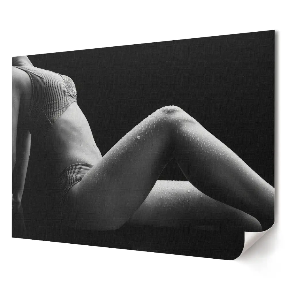 Elegancki plakat do salonu Elegancja w czerni i bieli