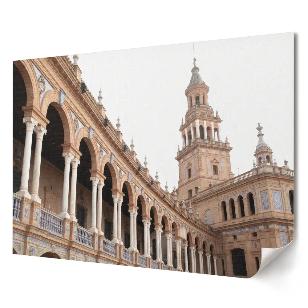 Plakat ścienny premium Architektura w stylu mauretańskim