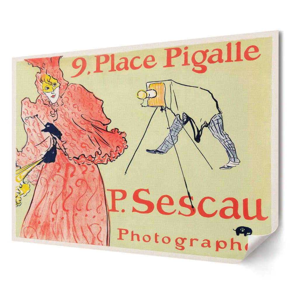 Elegancki plakat do salonu Kreatywna fotografia w Place Pigalle