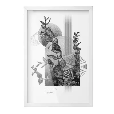 Biała wisząca ramka na zdjęcia 40x60 cm