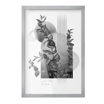 Elegancka ramka na zdjęcia srebrna 40x60 cm