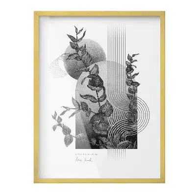 Elegancka ramka na zdjęcia złota 60x80 cm
