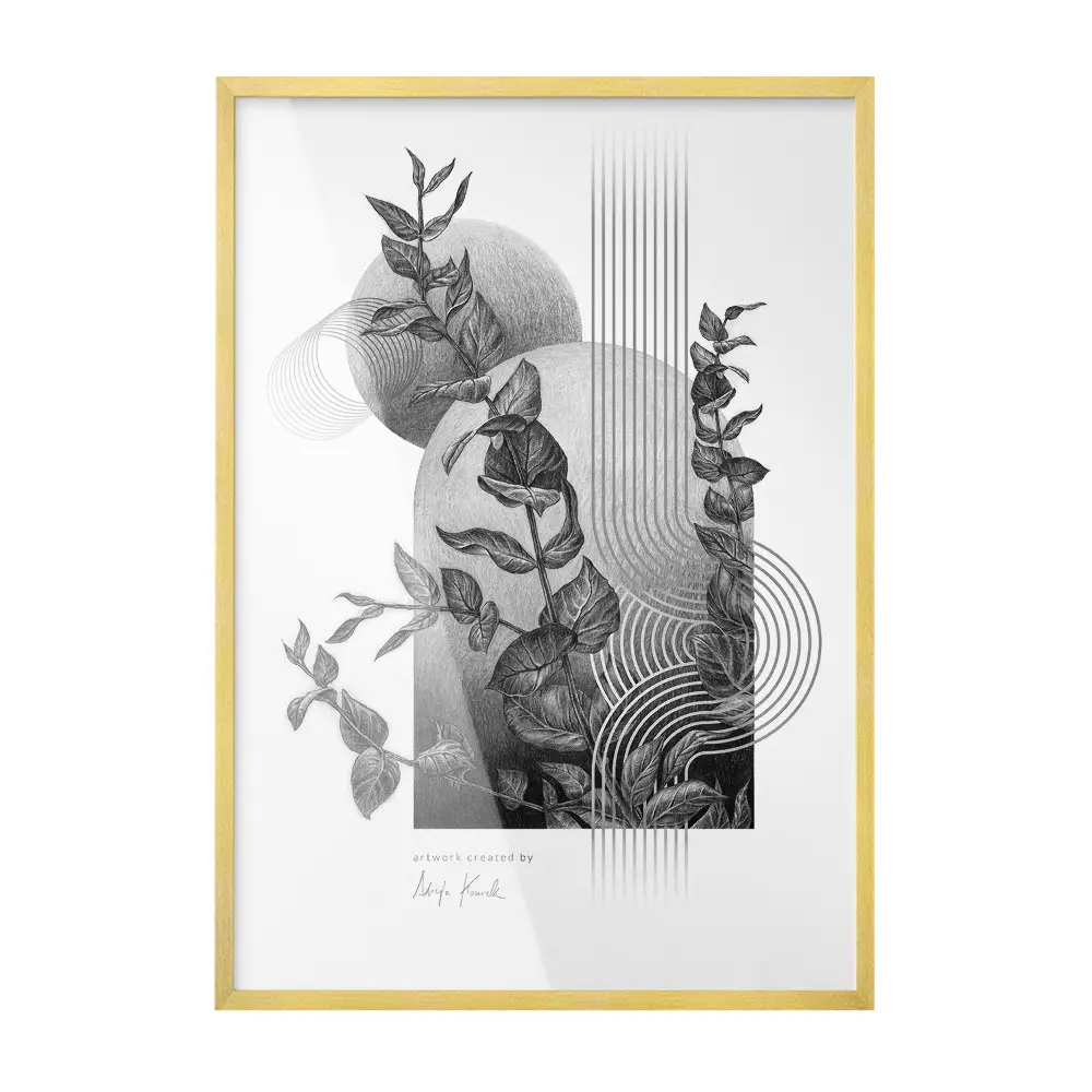 Oprawa na plakat złota 70x100 cm
