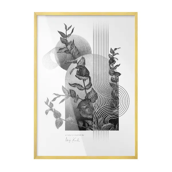 Oprawa na plakat złota 70x100 cm