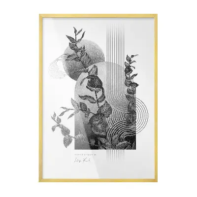 Oprawa na plakat złota 70x100 cm