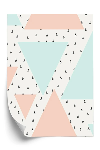 Tapeta Abstrakcyjny wzór geometryczny