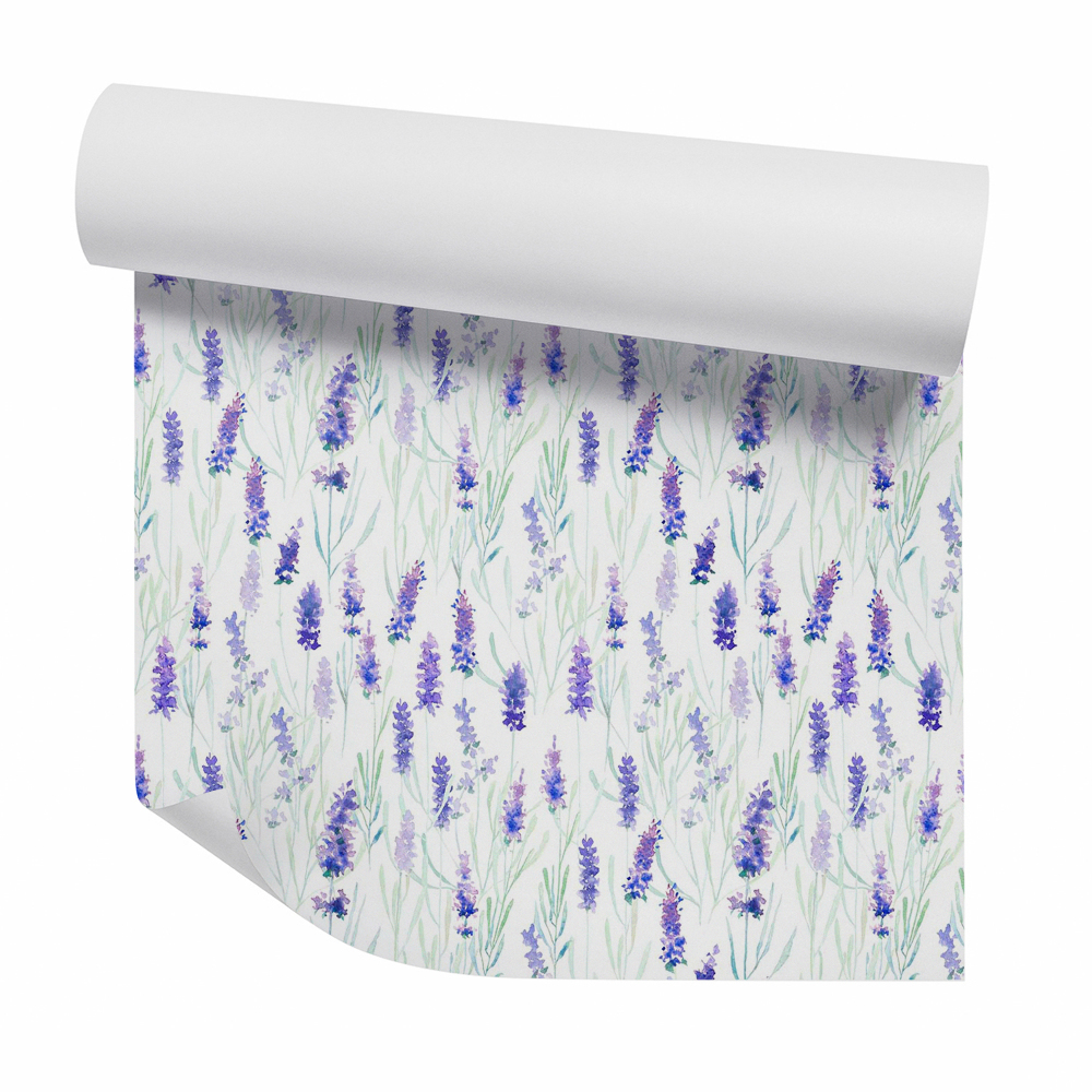 Tapeta Lawenda francuska akwarela