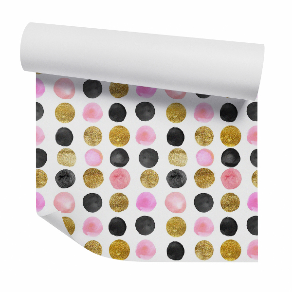 Tapeta Kolorowe dekoracyjne kropki