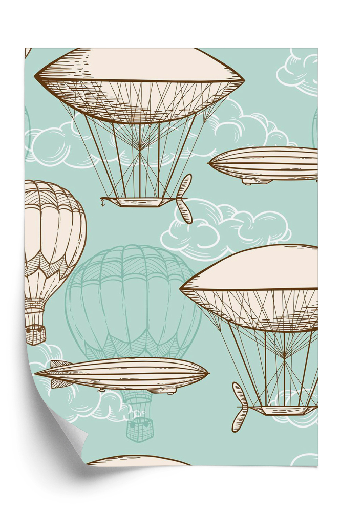 Tapeta Balony vintage