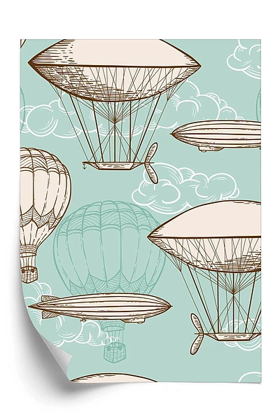 Tapeta Balony vintage