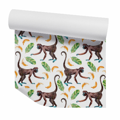 Tapeta Urocze małpy i banany