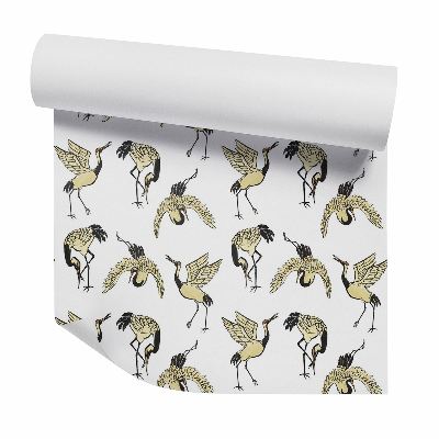 Tapeta Żurawie w różnych pozycjach