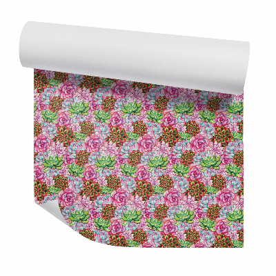 Tapeta Wyraziste kwiaty abstrakcja