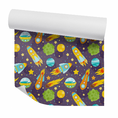 Tapeta Kosmiczny świat rakiety planety gwiazdy