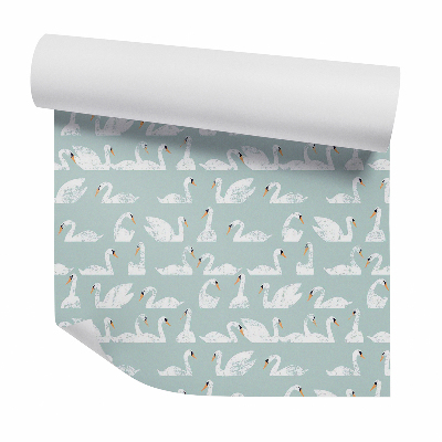 Tapeta Rodzina łabędzi