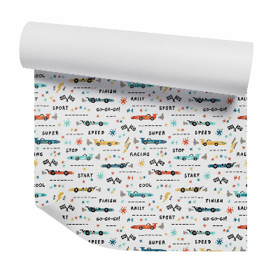 Okleina samoprzylepna na ścianę Wyścigi sportowe samochody zawody