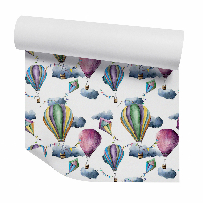 Tapeta Balony vintage w chmurach